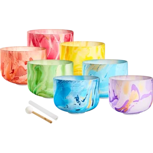 Marble Crystal Singing Bowls - Crystal Singing Bowls - Meinl Sonic