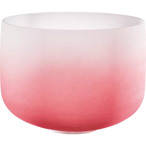 Meinl Sonic Energy Essence Crystal Singing Bowl for Throat Chakra, G3 - Pink,  7.5 inch