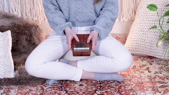 10 notes Kalimba, Flower Of Life, Zambesi Redwood video