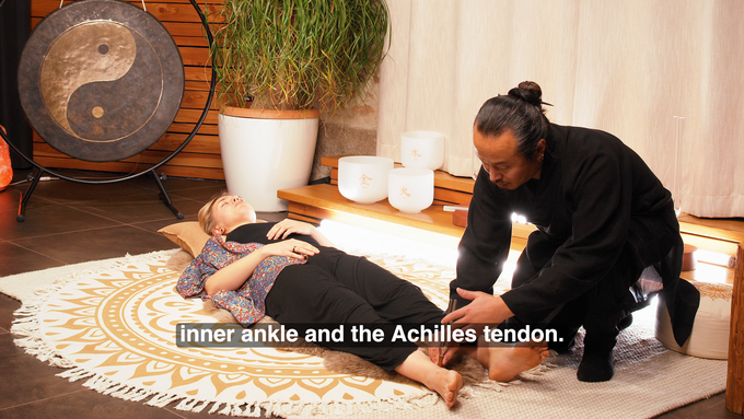 TCM Therapy Tuning Fork Set, 7 pcs, incl. Rollup Bag & Mallet video