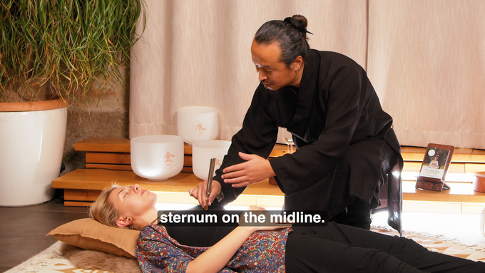 TCM Therapy Tuning Fork Set, 7 pcs, incl. Rollup Bag & Mallet video