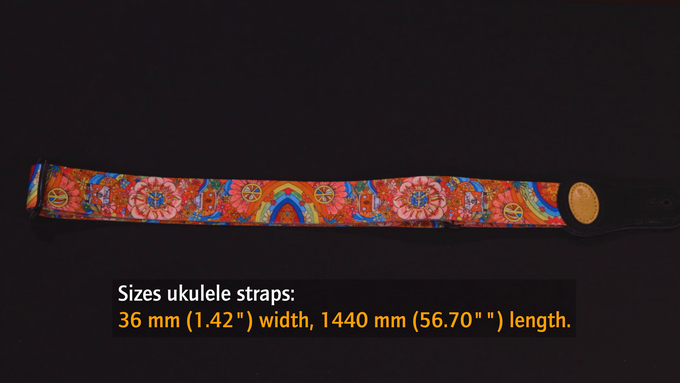 Ukulele Nylon Strap Voodoo Puppet video