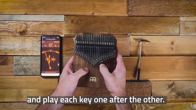 Hluru Mini Kalimba 8 Keys  Maple Wood Thumb Piano Instrument For